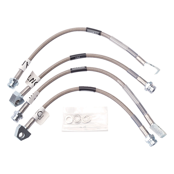 Russell Performance 84-87 Chevrolet Corvette Brake Line Kit - Bull Strap