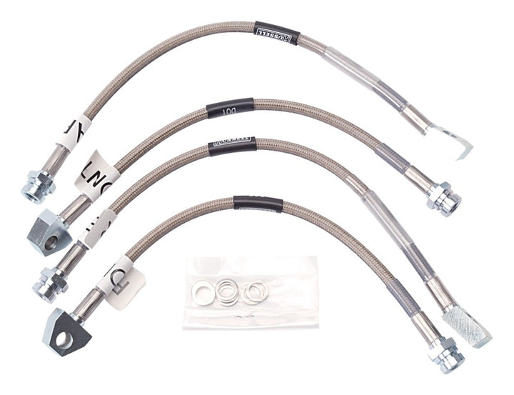 Russell Performance 84-87 Chevrolet Corvette Brake Line Kit - Bull Strap