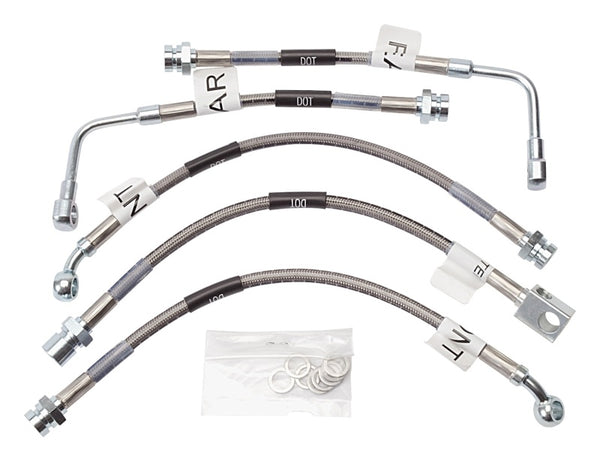 Russell Performance 94-96 Chevrolet Impala SS Brake Line Kit - Bull Strap