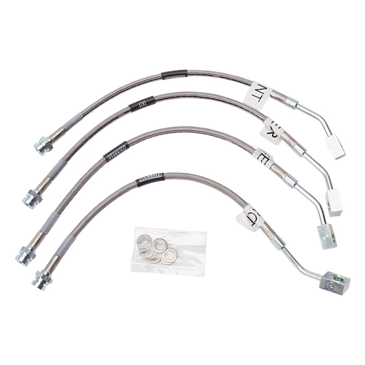 Russell Performance 97-04 Chevrolet Corvette C5 (Including Z06) Brake Line Kit - Bull Strap