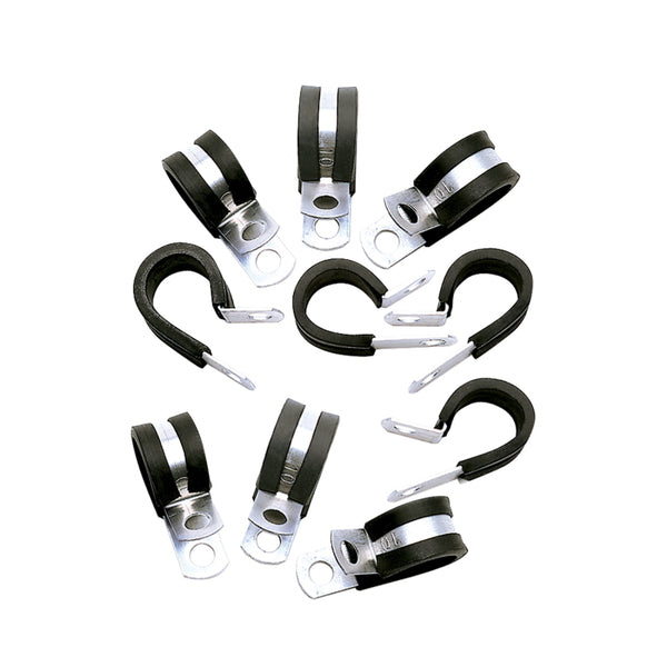 Russell Performance Cushion Clamps - Holds -6 AN Hose (10 pcs.) - Bull Strap
