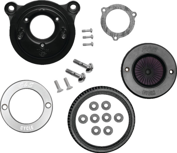S&S Cycle 01-17 BT Models Stealth Air Stinger Kit w/ S&S Ring - Bull Strap