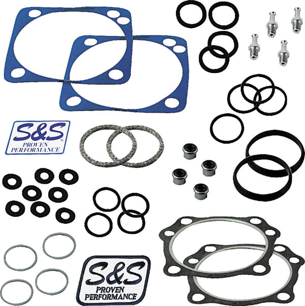 S&S Cycle 1984+ BT 4-1/8in Top End Gasket Kit - Bull Strap