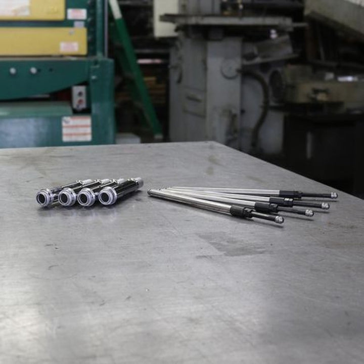 S&S Cycle 2017+ M8 Models Quickee Adjustable Pushrods w/ Cover Keepers - Bull Strap