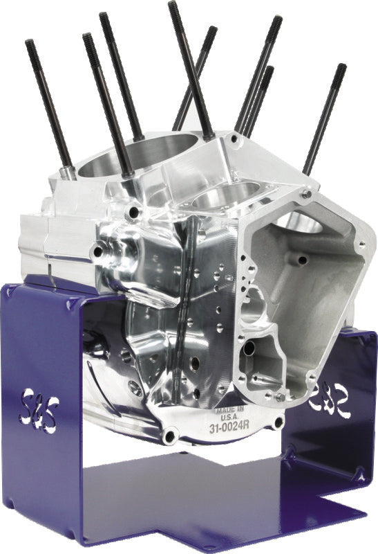 S&S Cycle 36-99 BT Blue Engine Stand - Bull Strap