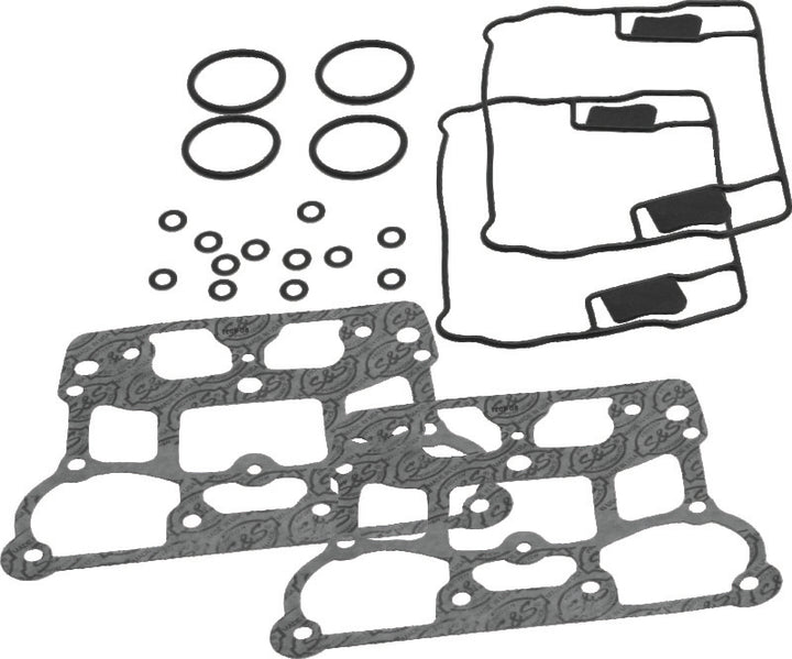 S&S Cycle 4-1/8in Bore Engines Die-Cast Rocker Box Gasket Kit - Bull Strap
