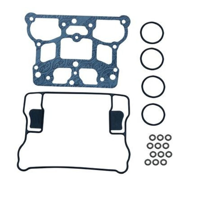 S&S Cycle 4-1/8in Bore Engines Die-Cast Rocker Box Gasket Kit - Bull Strap
