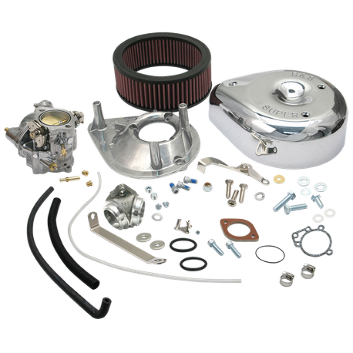 S&S Cycle 57-78 Ironhead Sportster Models Super E Carburetor Kit - Bull Strap