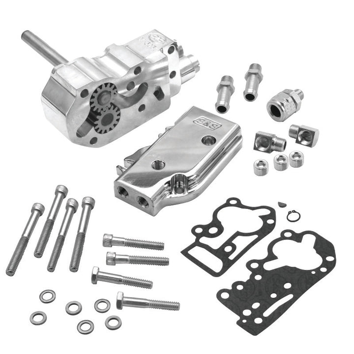 S&S Cycle 84-99 BT Billet Universal Oil Pump Only Kit - Bull Strap