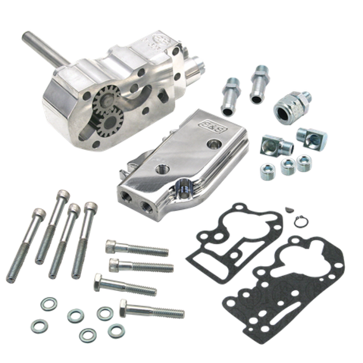 S&S Cycle 84-99 BT Billet Universal Oil Pump Only Kit - Bull Strap