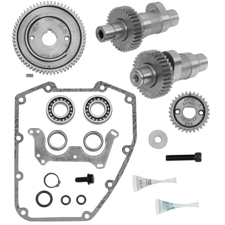 S&S Cycle 99-06 BT Gear Drive Camshaft Complete Kit - Bull Strap