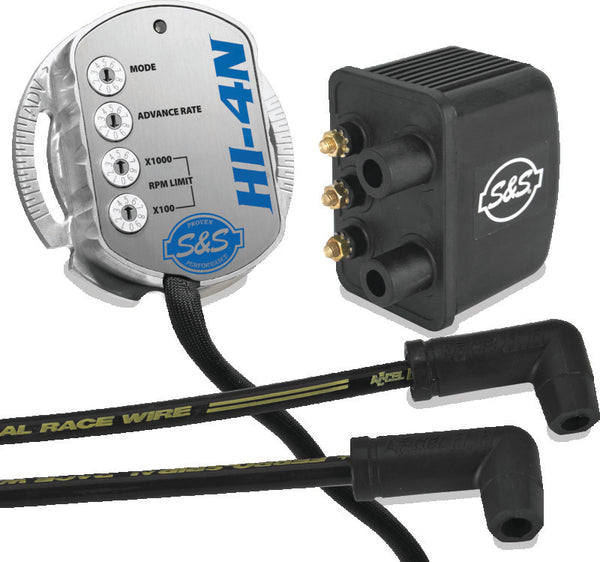 S&S Cycle Single Fire HI-4N Ignition Kit - Bull Strap