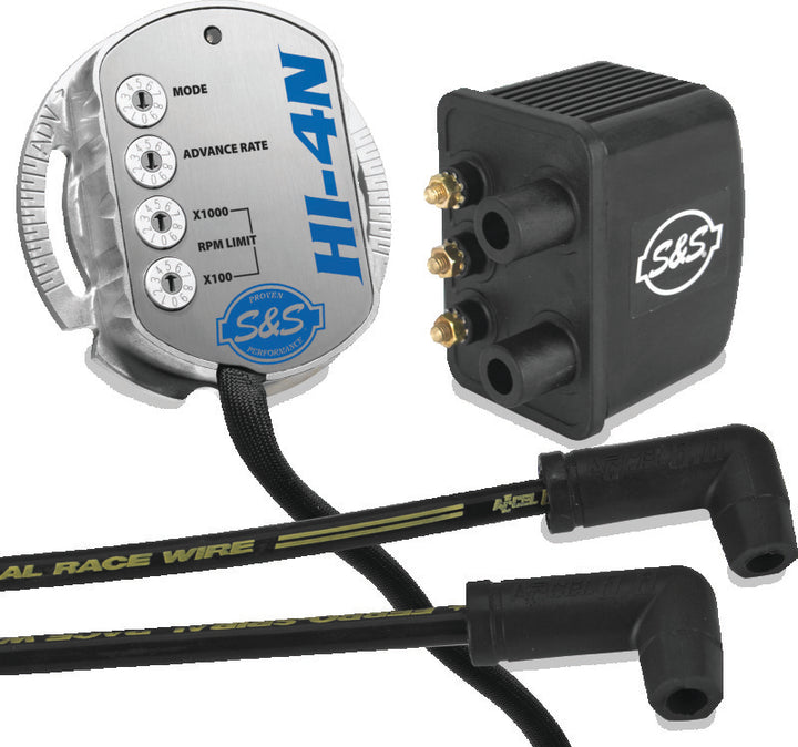 S&S Cycle Single Fire HI-4N Ignition Kit - Bull Strap