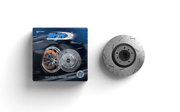 SHW 13-16 Porsche Panamera GTS 4.8L w/o Ceramics Right Rear Slotted Monobloc Brake Rotor(298615602B) - Bull Strap