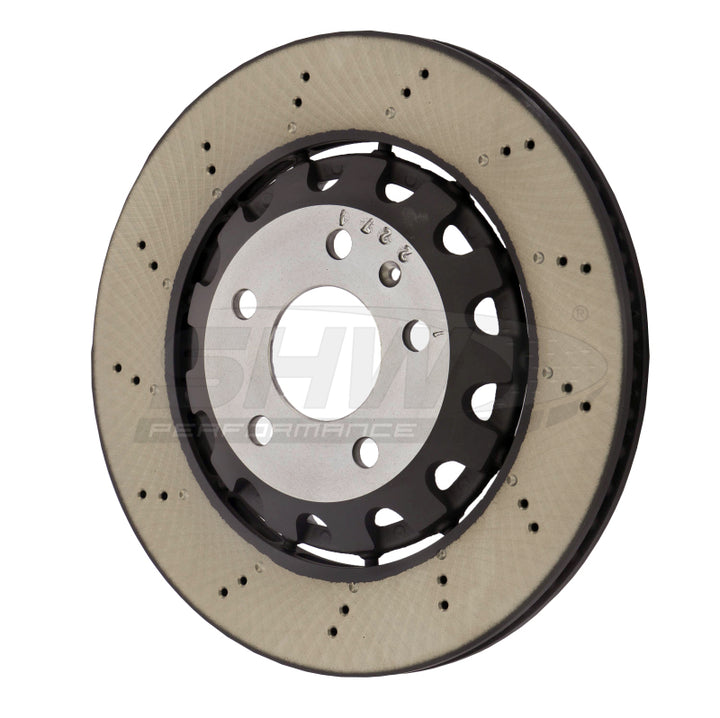 SHW 18-20 Audi RS5 2.9L (Excl Ceramic Brakes) Rear Smooth Lightweight Brake Rotor (8W0615601G) - Bull Strap