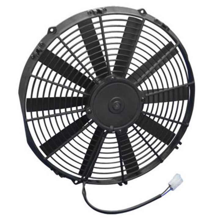 SPAL 1263 CFM 14in Medium Profile Fan - Push (VA08-AP51/C-23S) - Bull Strap