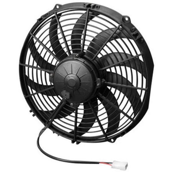 SPAL 1451 CFM 12in High Performance Fan - Pull/Curved (VA10-AP70/LL-61A) - Bull Strap