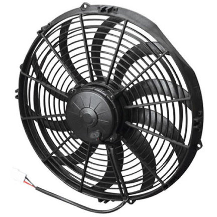SPAL 1864 CFM 14in High Performance Fan - Pull/Curved (VA08-AP71/LL-53A) - Bull Strap