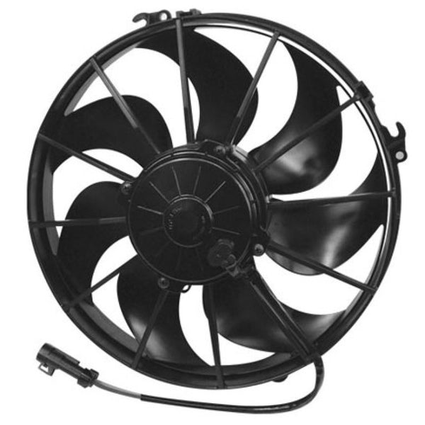 SPAL 1870 CFM 12in High Performance (H.O.) Fan - Pull (VA01-AP90/VLL-66A) - Bull Strap