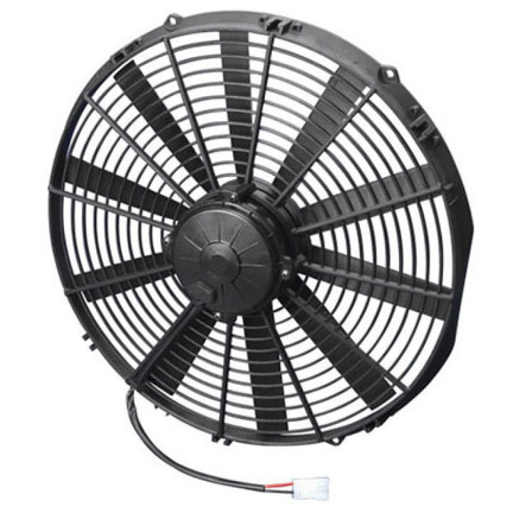 SPAL 1918 CFM 16in High Performance Fan - Pull/Straight (VA18-AP70/LL-86A) - Bull Strap