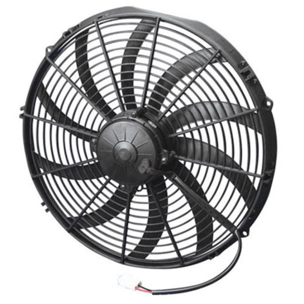 SPAL 1959 CFM 16in High Performance Fan - Push/Curved (VA18-AP71/LL-42S) - Bull Strap