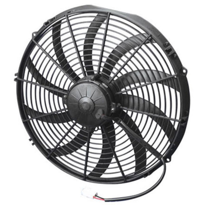 SPAL 2024 CFM 16in High Performance Fan - Pull/Curved (VA18-AP71/LL-59A) - Bull Strap