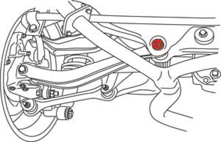 SPC Performance 00-09 Subaru Impreza / Legacy / Outback Rear Toe Kit (SINGLE ARM-REQUIRES 2) - Bull Strap
