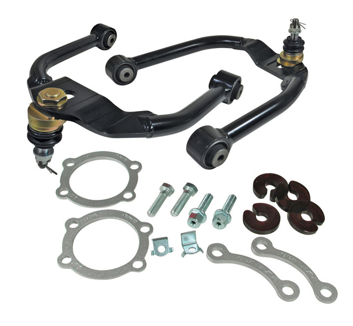 SPC Performance 03-08 Nissan 350Z/03-07 Infiniti G35 Front Adjustable Control Arms - Bull Strap