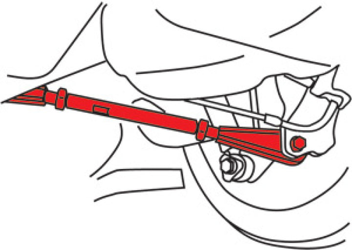 SPC Performance 03-10 Mini Cooper Rear Adjustable Camber Arms - Bull Strap