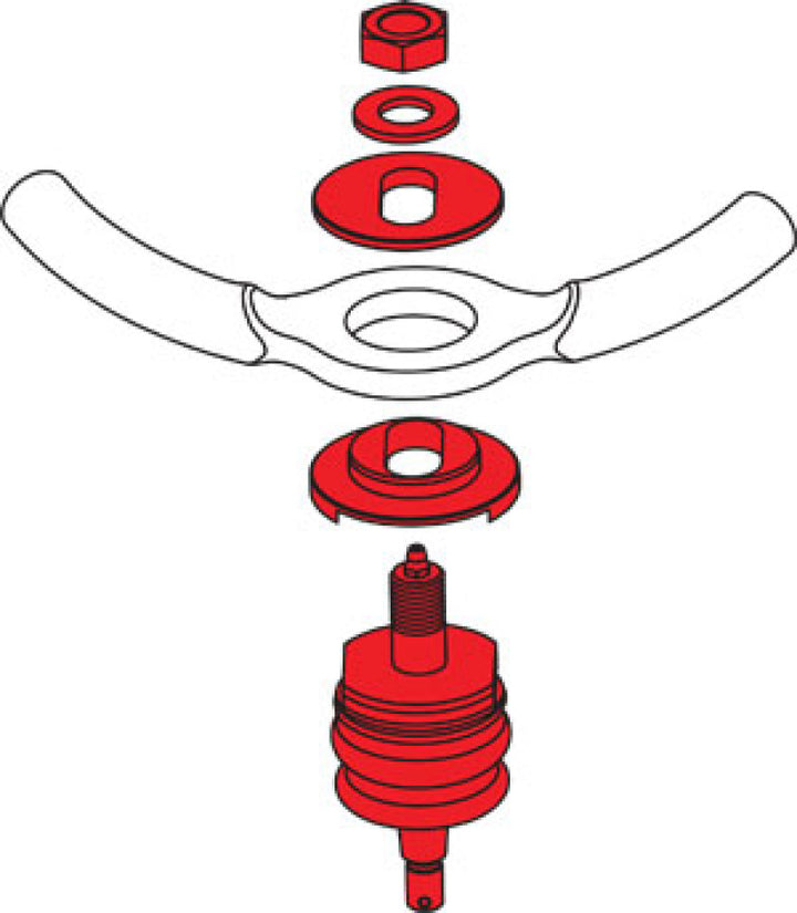 SPC Performance 05-10 Jeep Grand Cherokee Adjustable Ball Joint (1.25deg.) - Bull Strap