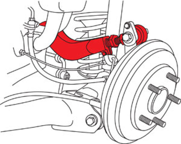 SPC Performance 06-10 Honda Civic Base/Si/Hybrid/ 13+ Acura CSX/ILX Adjustable Rear Camber Arm - Bull Strap