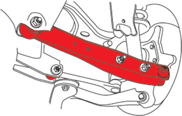 SPC Performance 08-12 Subaru Impreza/ 2022+ BRZ/Toy 86 Rear Camber Arm & Toe Kit (SINGLE ARM-REQ 2) - Bull Strap