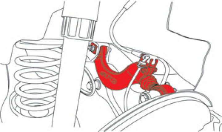 SPC Performance 10-14 VW Golf / 05-10 VW Jetta / 06-09 VW Rabbit Rear Adjustable Camber Arm - Bull Strap