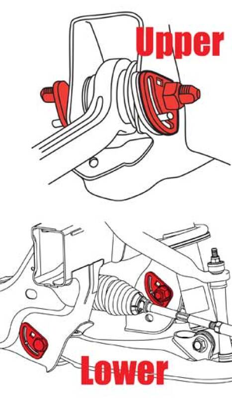 SPC Performance 11+ Chevy/GMC 2500HD / 3500HD Upper Camber/Caster Kit - Bull Strap