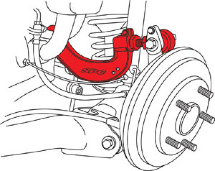 SPC Performance 16-17 Honda Civic & CTR Adjustable Aluminum Rear Camber Arm - Bull Strap