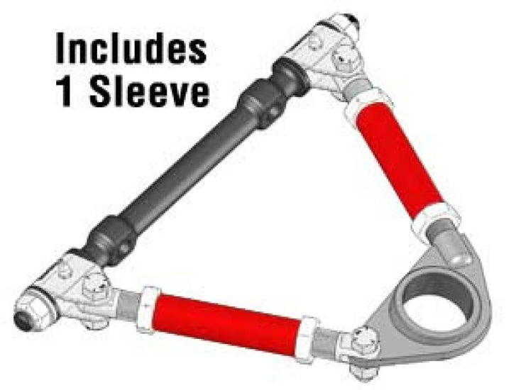 SPC Performance 8in. Steel Control Arm Adjusting Sleeve (3/4in. NPT Threads) - Bull Strap