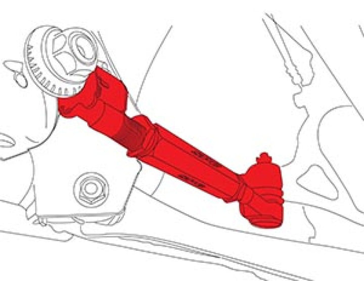 SPC Performance Adjustable Rear Toe Arm - Bull Strap