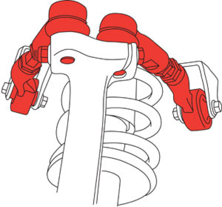 SPC Performance Audi B9 Front Upper Control Arm Set Left & Right Pair - Bull Strap