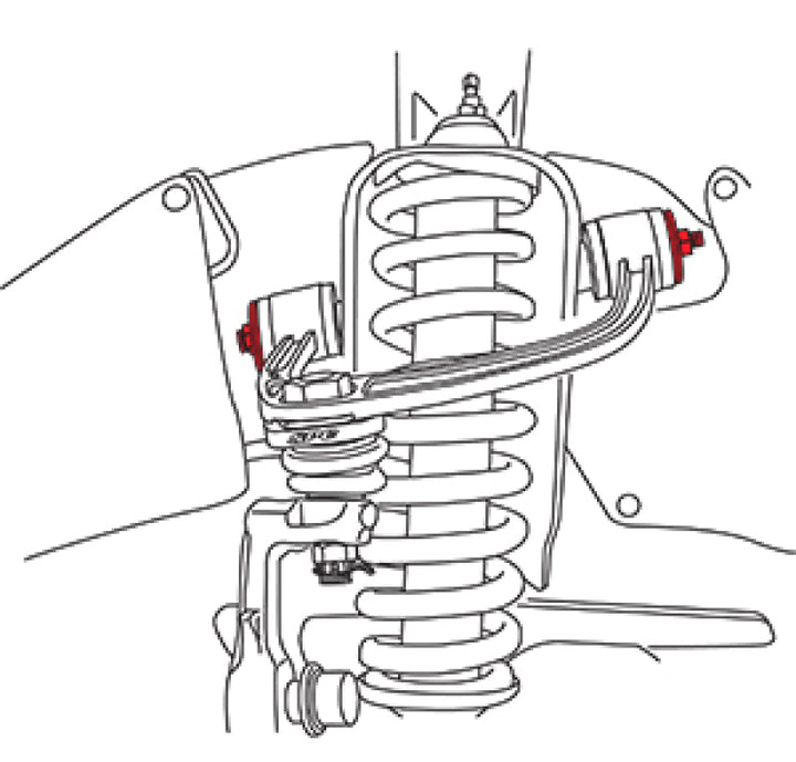 SPC Performance Control Arm Hardware - Bull Strap