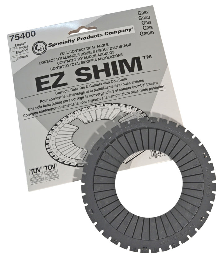 SPC Performance EZ Shim Dual Angle Camber/Toe Shim (Grey) - Bull Strap