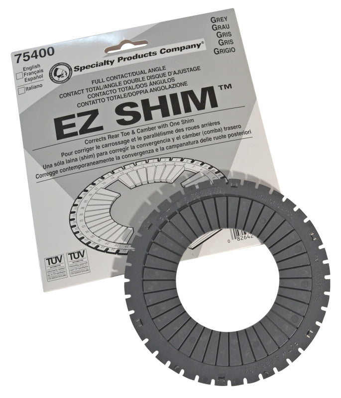 SPC Performance EZ Shim Dual Angle Camber/Toe Shim (Grey) - Bull Strap