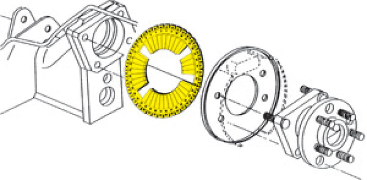 SPC Performance EZ Shim Dual Angle Camber/Toe Shim (Yellow) - Bull Strap