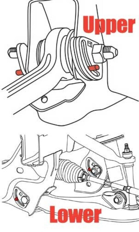 SPC Performance GM Alignment Cam Guide Pins (8) - Bull Strap