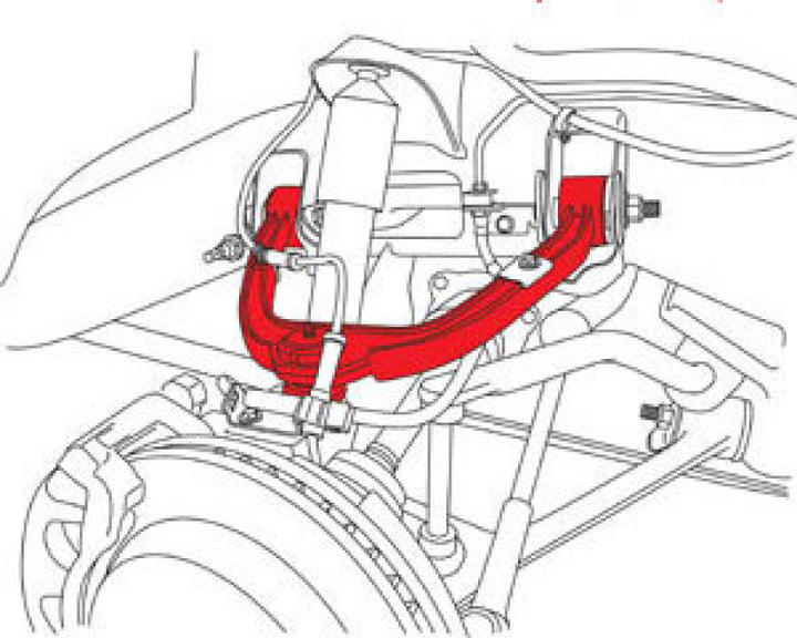 SPC Performance GM Truck/SUV Front Control Arms (PR) - Bull Strap