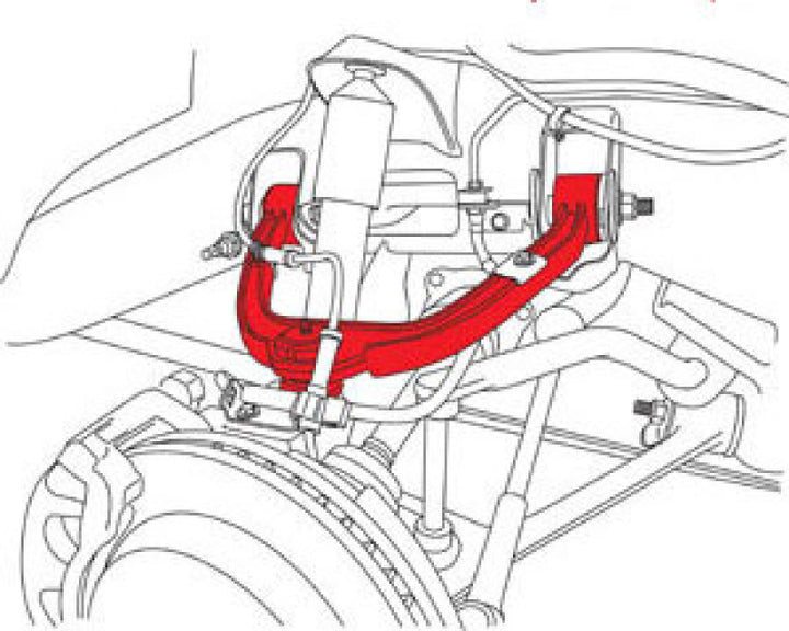 SPC Performance GM Truck/SUV Front Control Arms (PR) - Bull Strap