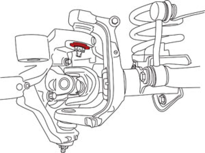 SPC Performance Jeep 1-1/4 Deg. Camber Sleeve - Bull Strap