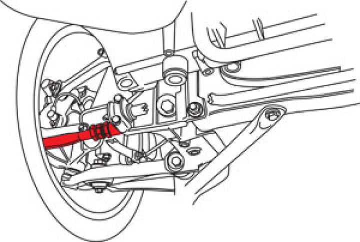 SPC Performance Porsche Rear Toe Link - Bull Strap