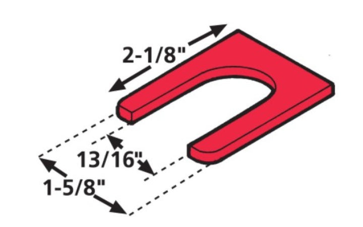 SPC Performance Tandem Shim-FRTLNR 1/16in (100) - Bull Strap
