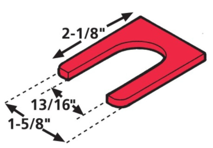 SPC Performance Tandem Shim-FRTLNR 1/32in (100) - Bull Strap
