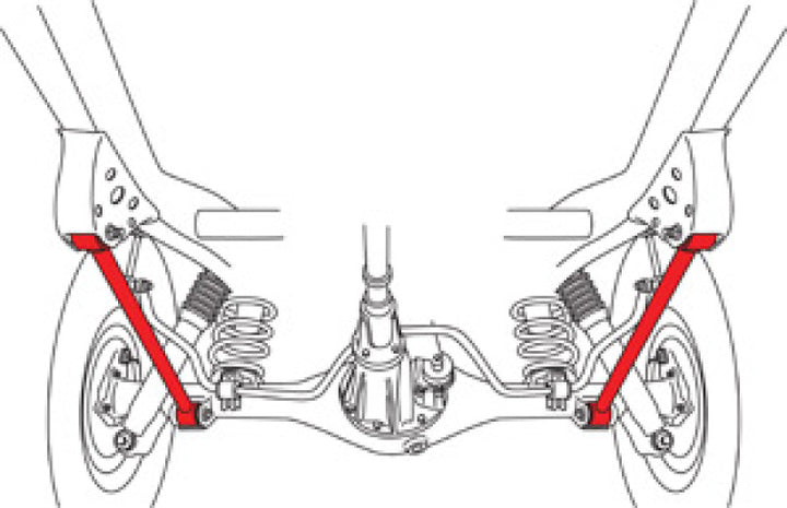 SPC Performance Toyota Lower Control Arms - Bull Strap
